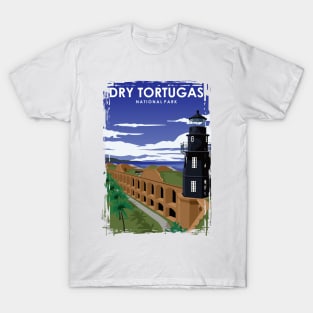 Dry Tortugas National Park Travel Poster T-Shirt